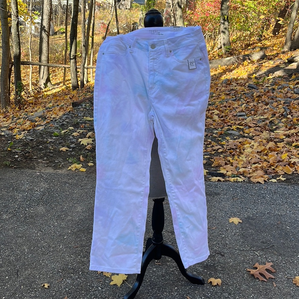 New Womens Straight high-rise Jeans Size 10